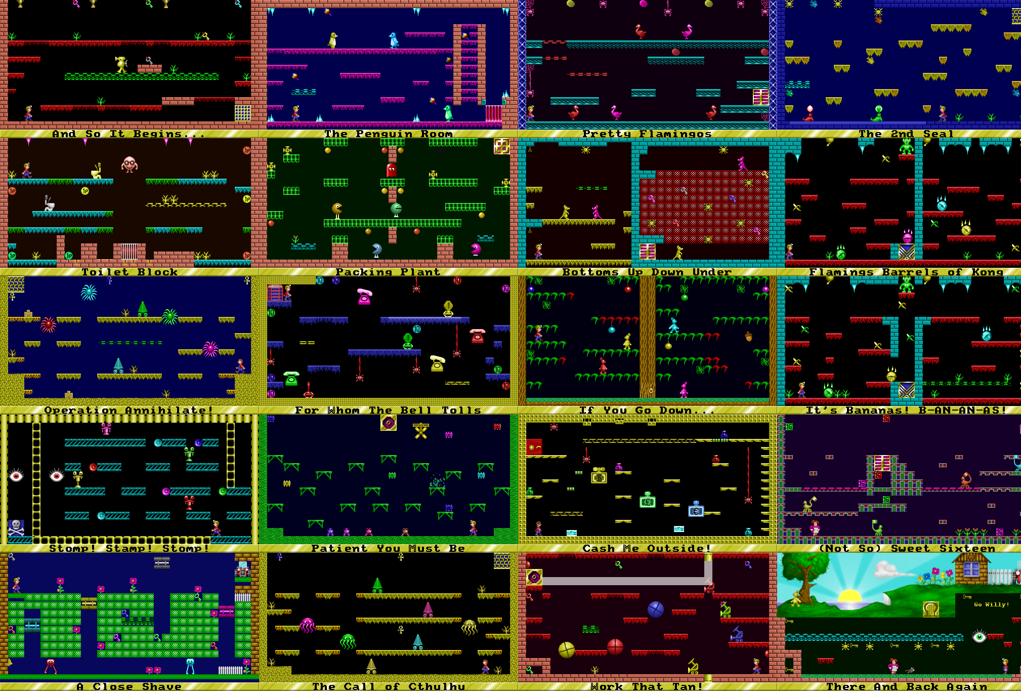 Level Layouts Slightly Tweaked by Bob